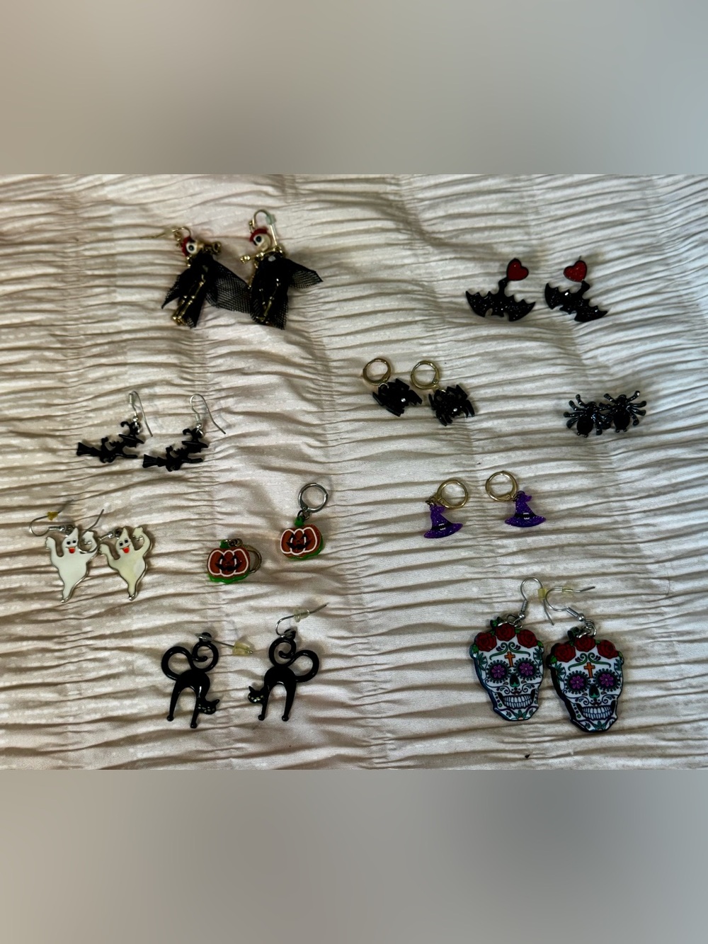 Assorted Halloween Earring Set of 10 - AS IS